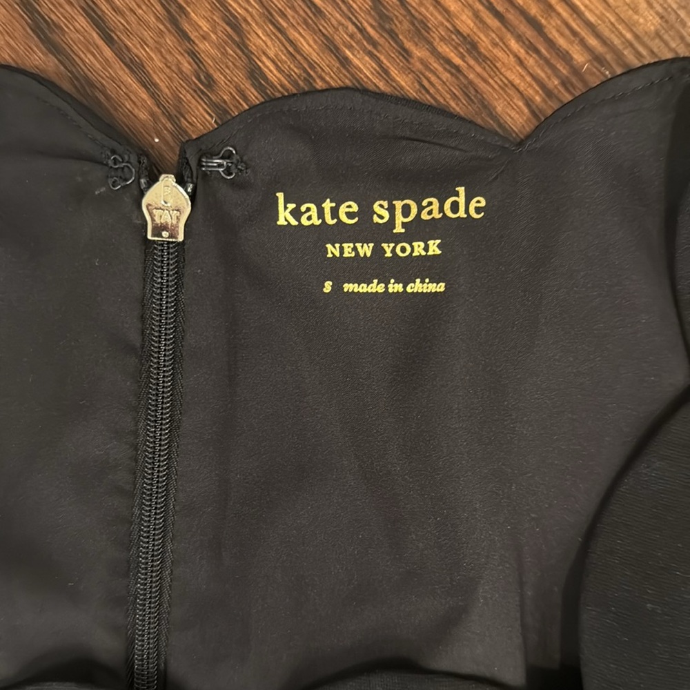 Kate Spade Black Long Sleeve Dress - Picture 2 of 4